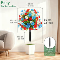 STARHAVEN – Arbre à fleurs artificielles décoratif pour une élégance festive