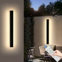 Brillanova - Dimmable Long Outdoor Wall Sconce