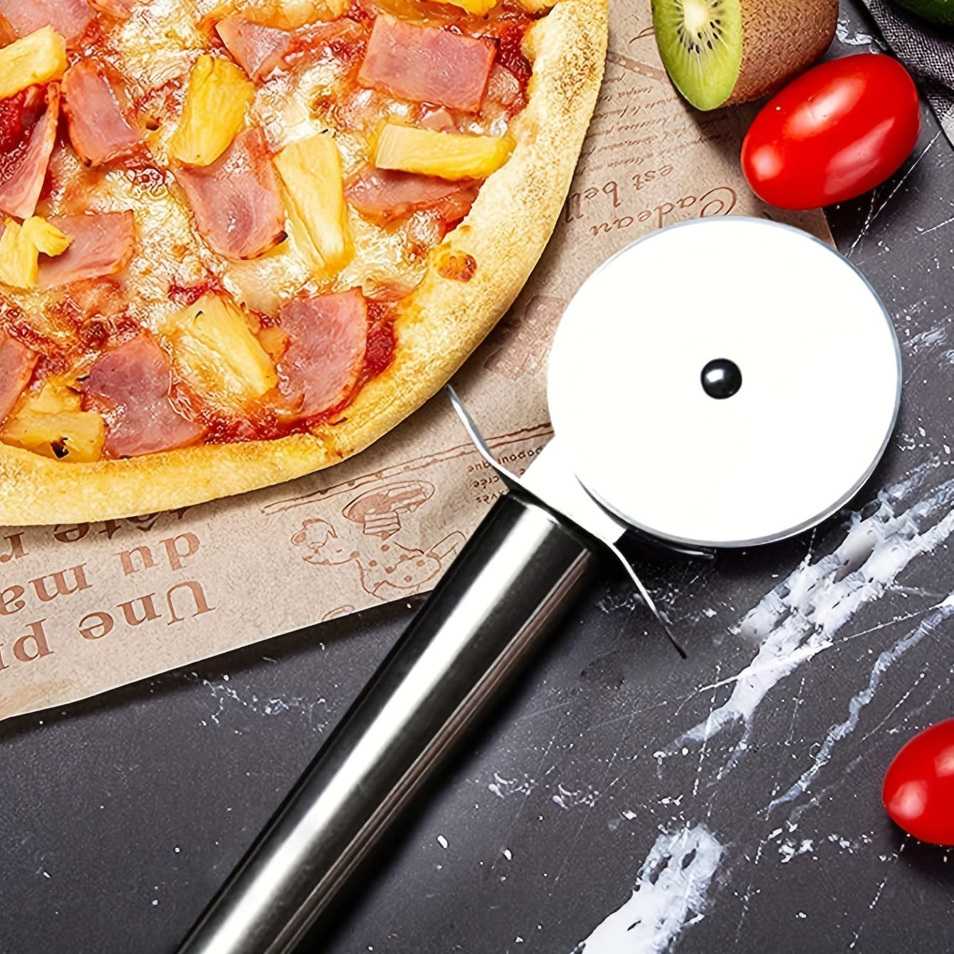 ROLLCUTA – Roue coupe-pizza en acier inoxydable