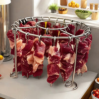 GRILLTOWER – Support vertical pour brochettes en acier inoxydable