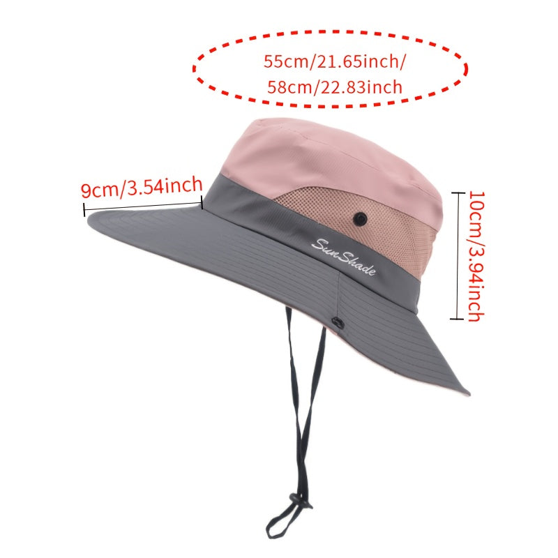 SHADETREK – Wide Brim Outdoor Hat Breathable Mesh Design