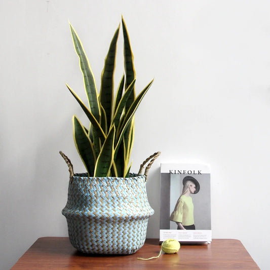 NATURWEAVE – Panier de rangement en osier style bohème