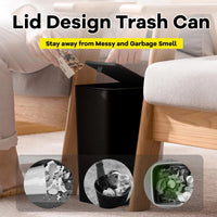 PRESSLUX – Slim Press Top Trash Can 10L