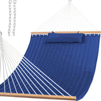 QUILTFLOW – Double Quilted Hammock for Patio & Poolside Comfort