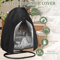 SWINGLIVA – Hanging Chair Cover for Outdoor Egg Chairs