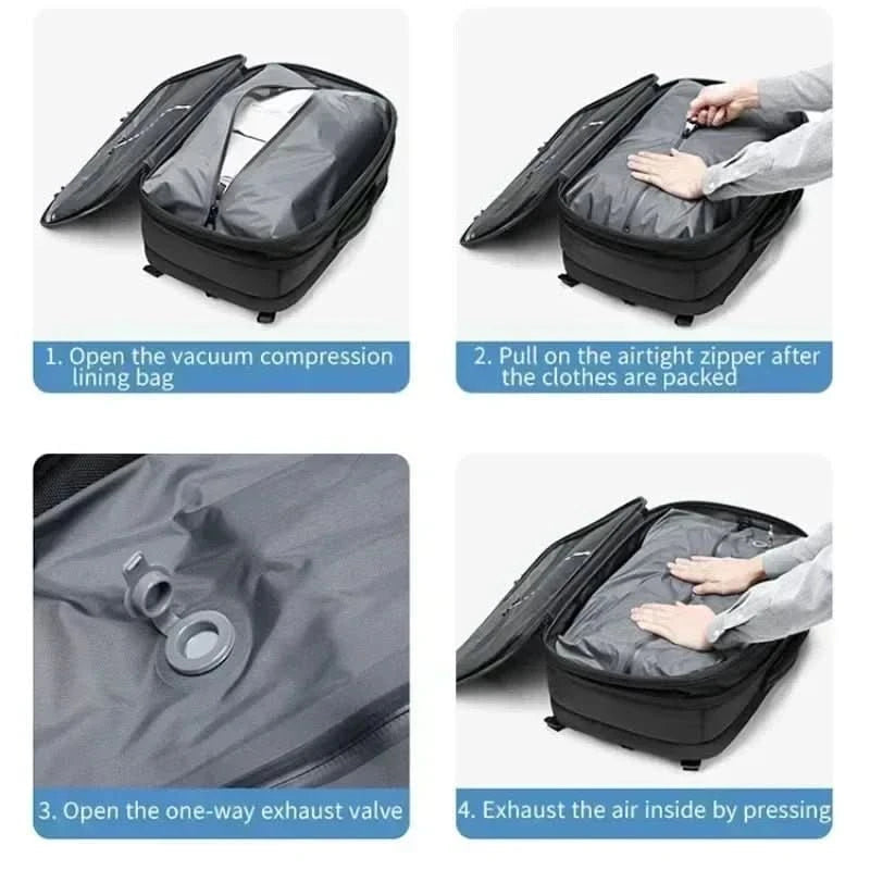 AIRTRAIL Backpack - Compressible laptop backpack for travelling 6