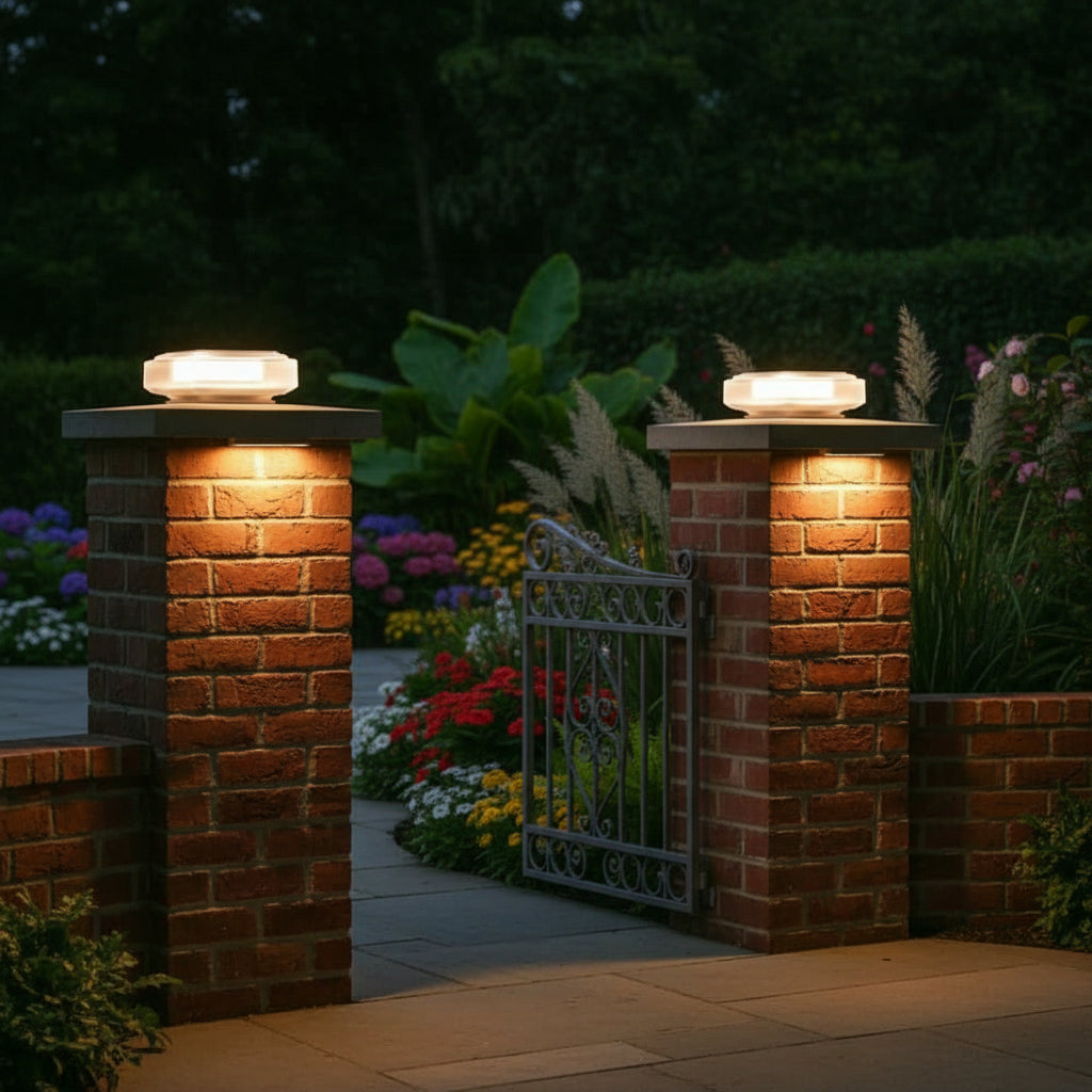AMBIORA - Solar-Powered Pillar Light for Elegant Outdoor Ambience 0