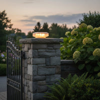 AMBIORA - Solar-Powered Pillar Light for Elegant Outdoor Ambience 1