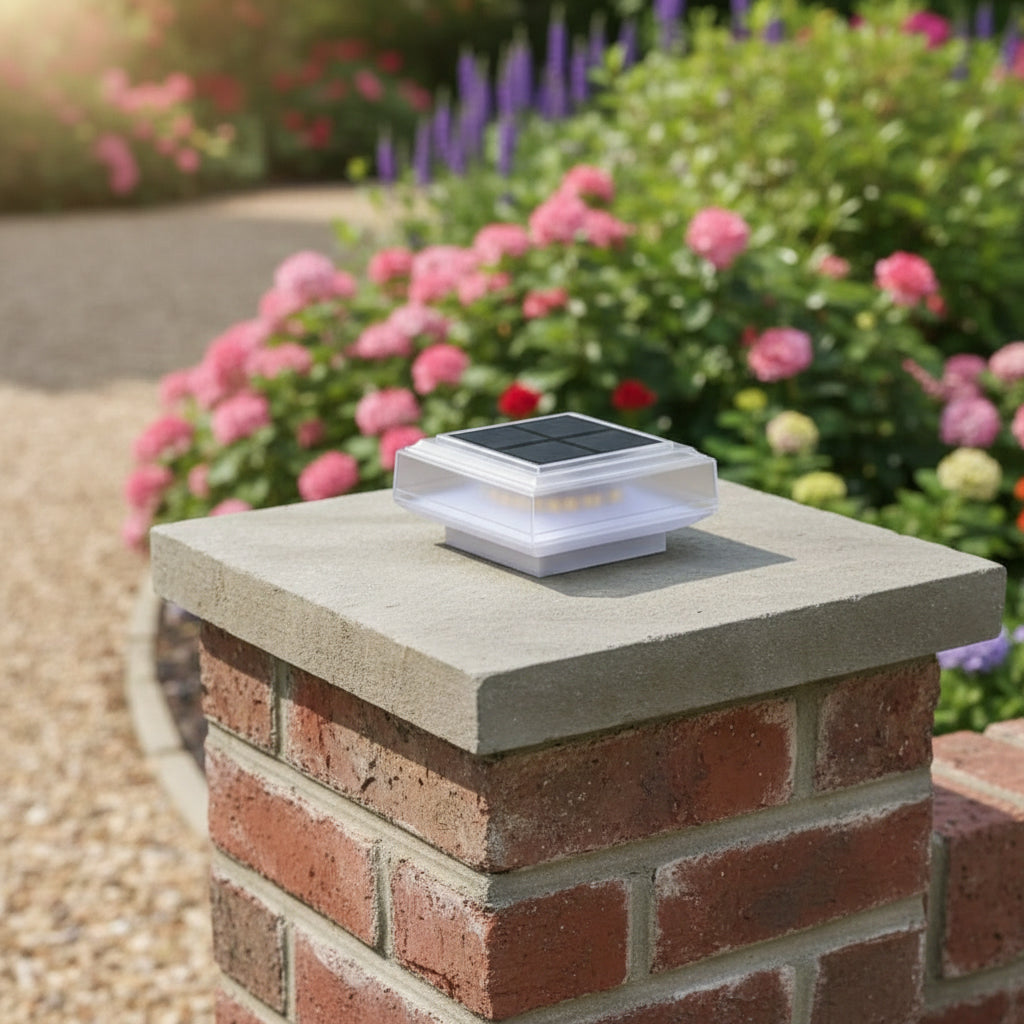 AMBIORA - Solar-Powered Pillar Light for Elegant Outdoor Ambience 3