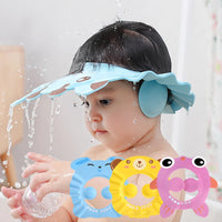 Adjustable Baby Shower Cap - Soft Waterproof Hair Wash Hat for Kids 0