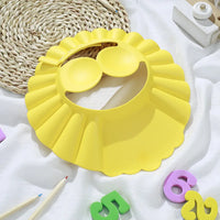 Adjustable Baby Shower Cap - Soft Waterproof Hair Wash Hat for Kids 10