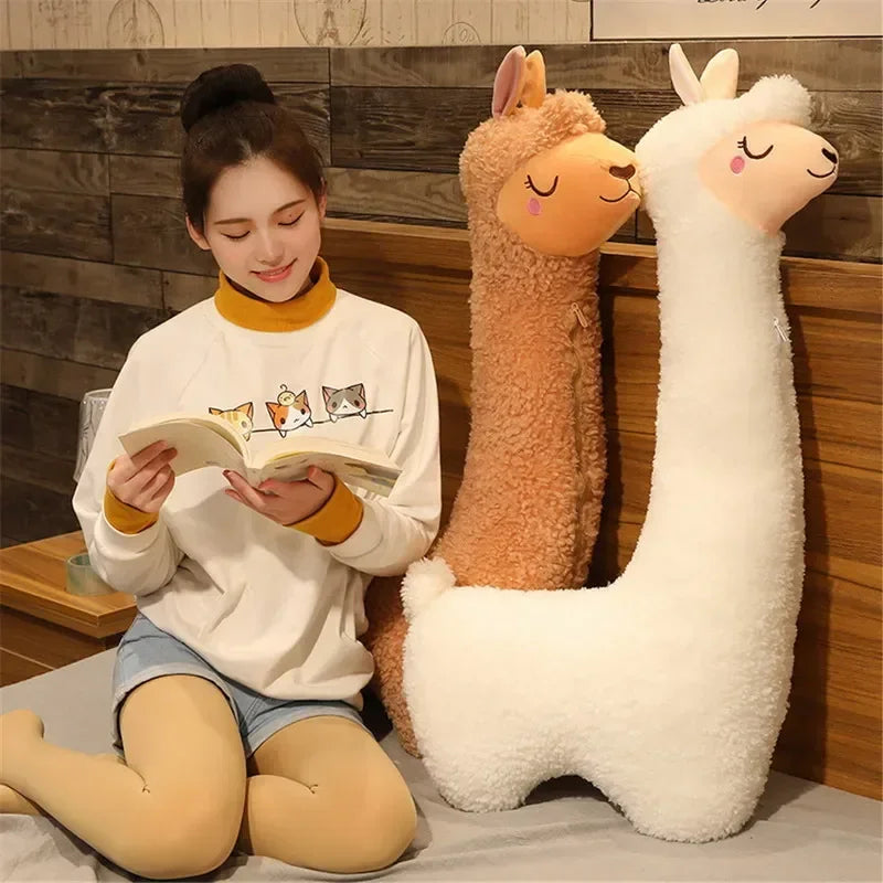 Adorable Alpaca Plush Toy - Soft Stuffed Animals Sleep Pillow for Kids 2