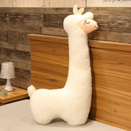 Adorable Alpaca Plush Toy - Soft Stuffed Animals Sleep Pillow for Kids 4