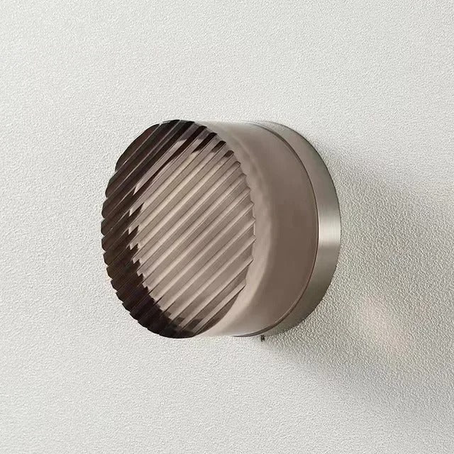 Ahni Dimmable LED Wall Sconce - Solid Cast Glass Shade, Easy Installation 11