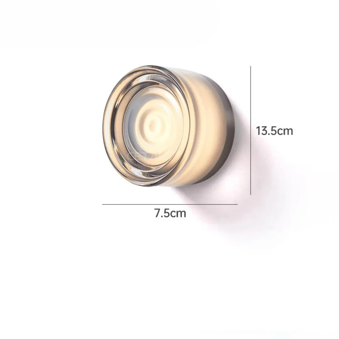 Ahni Dimmable LED Wall Sconce - Solid Cast Glass Shade, Easy Installation 12