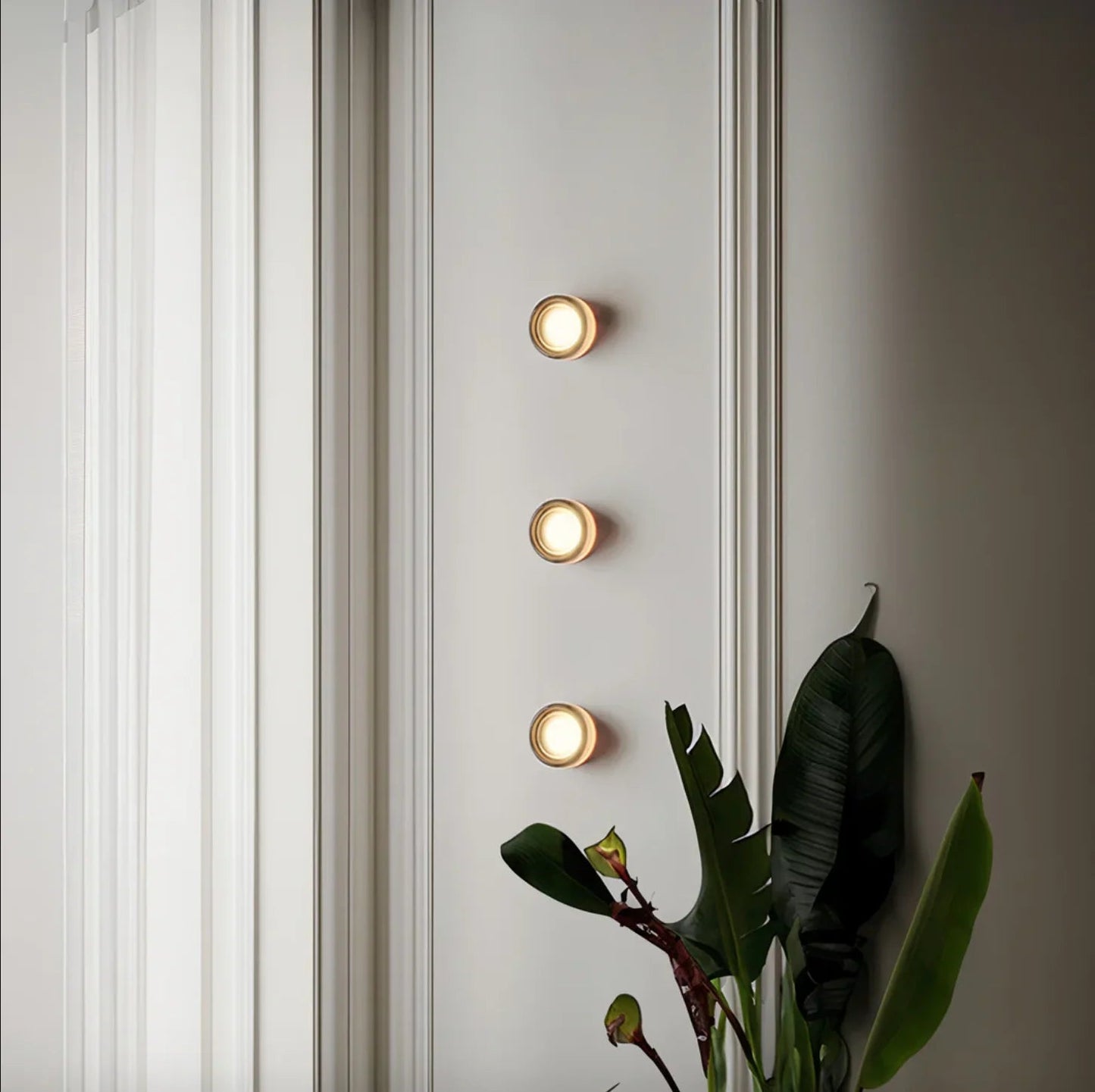 Ahni Dimmable LED Wall Sconce - Solid Cast Glass Shade, Easy Installation 3