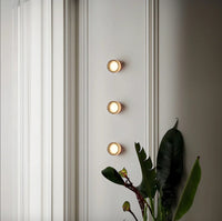 Ahni Dimmable LED Wall Sconce - Solid Cast Glass Shade, Easy Installation 3