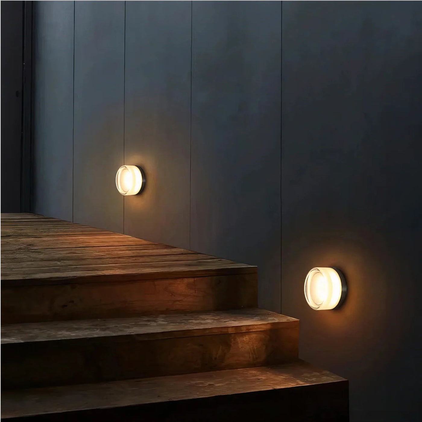 Ahni Dimmable LED Wall Sconce - Solid Cast Glass Shade, Easy Installation 4