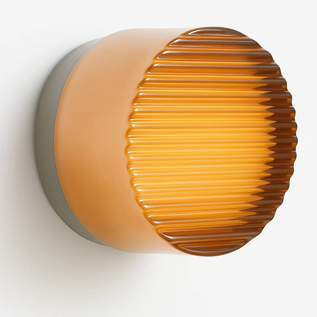 Ahni Dimmable LED Wall Sconce - Solid Cast Glass Shade, Easy Installation 5