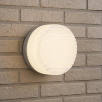 Ahni Dimmable LED Wall Sconce - Solid Cast Glass Shade, Easy Installation 7
