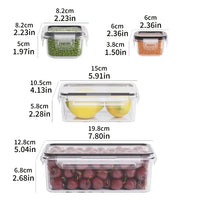 Airtight Food Storage Containers - 8-Piece BPA-Free Meal Prep Tupperware Set with Locking Lids 2