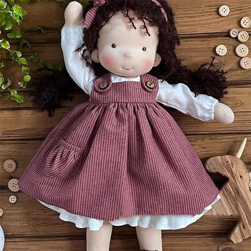 Amorella - Handmade Waldorf Doll with Accessories for Imaginative Play 10