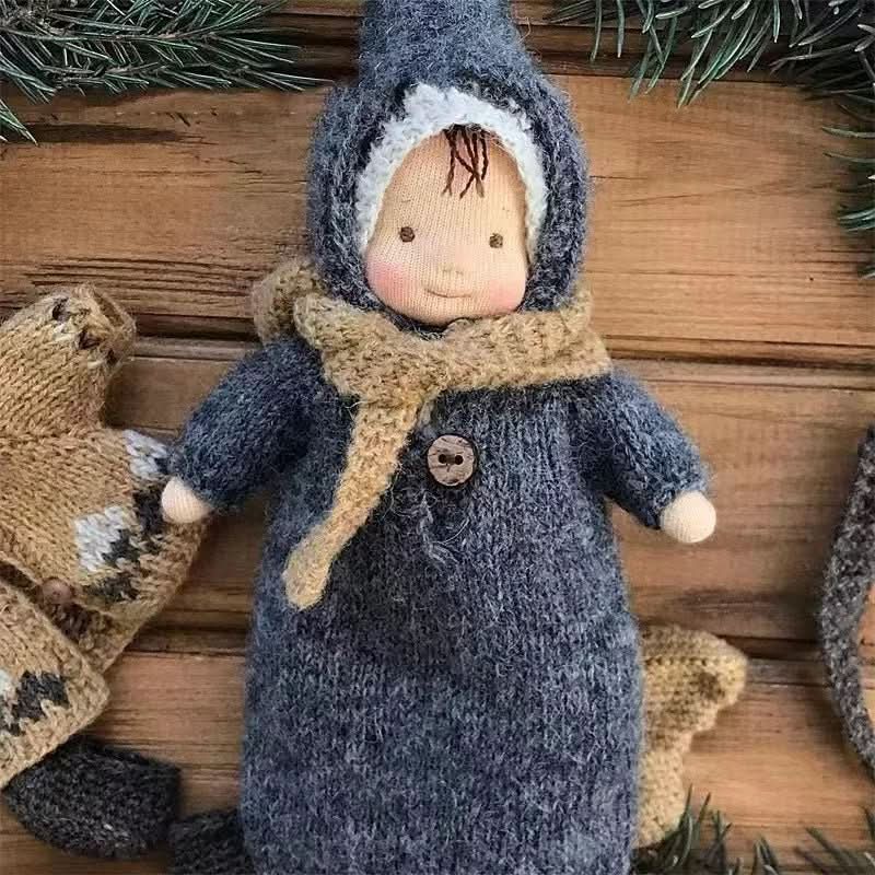 Amorella - Handmade Waldorf Doll with Accessories for Imaginative Play 7