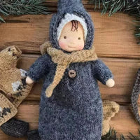 Amorella - Handmade Waldorf Doll with Accessories for Imaginative Play 7