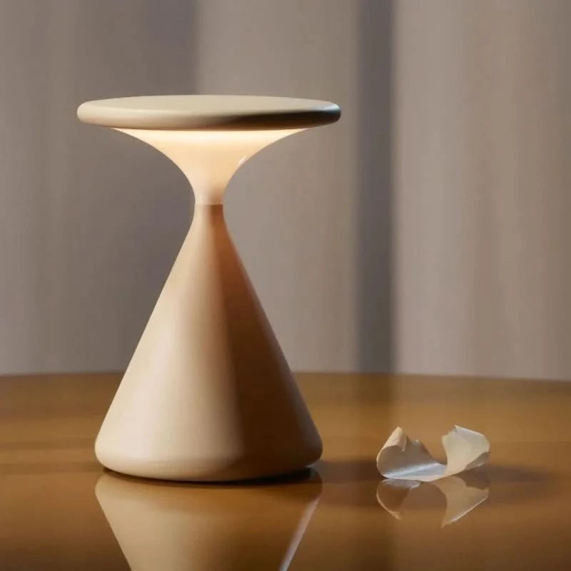 HORALUMIX – Cordless Hourglass LED Lamp for Elegant Ambient Lighting