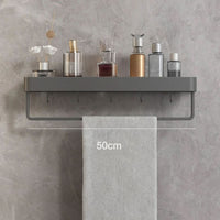 AquaShelf - Elegant Wall Shelf with Towel Holder for Stylish Bathroom Storage 8