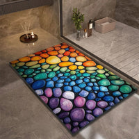 AquaSoft Stone Bath Mat - Quick-Drying Non-Slip Bathroom Mat for Safety & Comfort 12