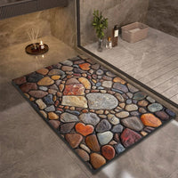 AquaSoft Stone Bath Mat - Quick-Drying Non-Slip Bathroom Mat for Safety & Comfort 13