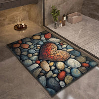 AquaSoft Stone Bath Mat - Quick-Drying Non-Slip Bathroom Mat for Safety & Comfort 16