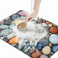 AquaSoft Stone Bath Mat - Quick-Drying Non-Slip Bathroom Mat for Safety & Comfort 4