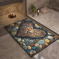 AquaSoft Stone Bath Mat - Quick-Drying Non-Slip Bathroom Mat for Safety & Comfort 5