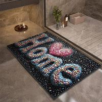 AquaSoft Stone Bath Mat - Quick-Drying Non-Slip Bathroom Mat for Safety & Comfort 8