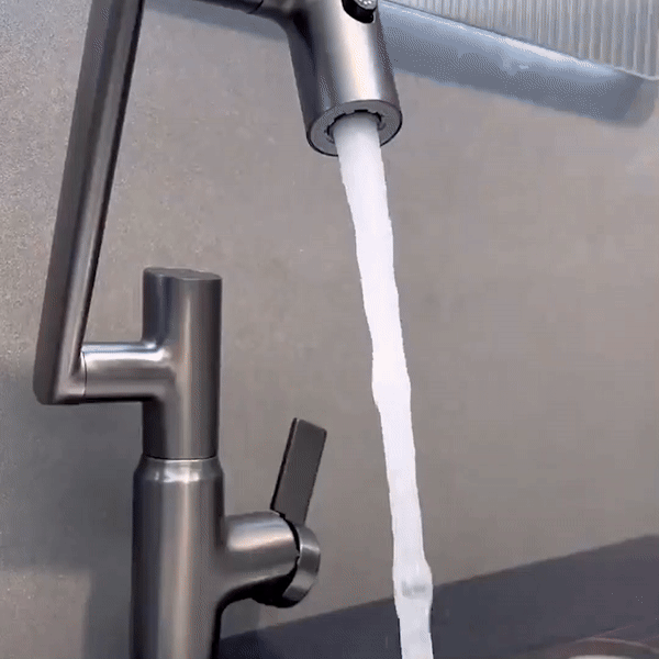 AquaTwist - 360° Rotatable Kitchen Faucet with Temperature Display & Sprayer 1