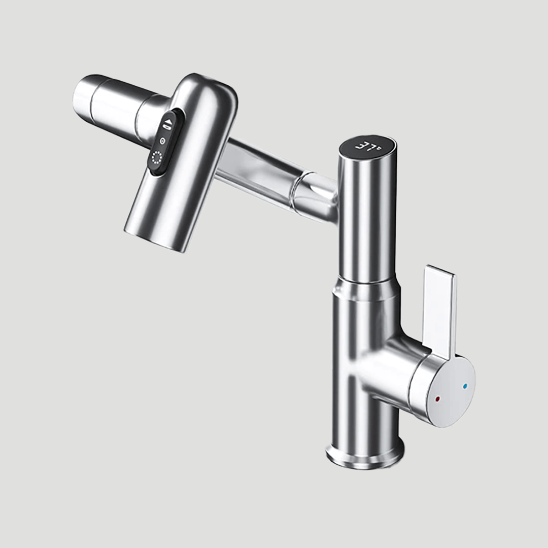 AquaTwist - 360° Rotatable Kitchen Faucet with Temperature Display & Sprayer 5