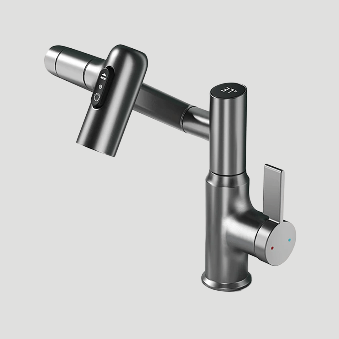 AquaTwist - 360° Rotatable Kitchen Faucet with Temperature Display & Sprayer 6