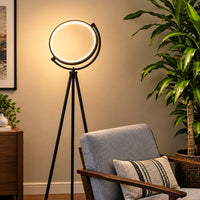 LUMIRING – Halo LED Floor Lamp for Elegant Interior Styling