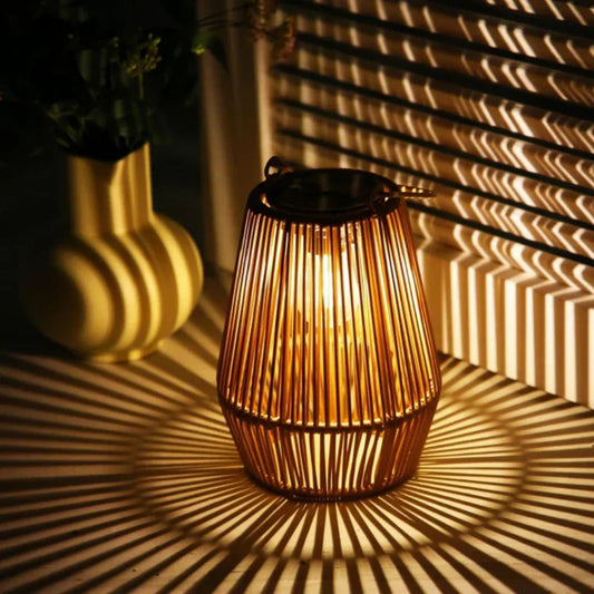 ArtisanGlow - Handmade Solar Outdoor Lantern with Waterproof Design 0