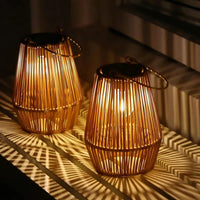 ArtisanGlow - Handmade Solar Outdoor Lantern with Waterproof Design 1