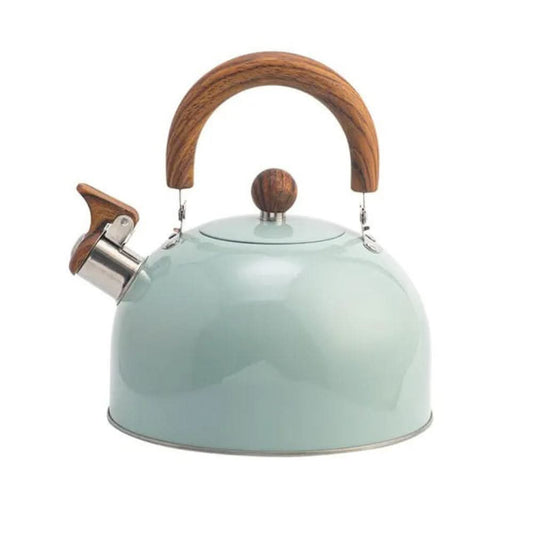 AuraBoil 3L Whistling Kettle - Durable Stainless Steel with Heat-Resistant Handle 0