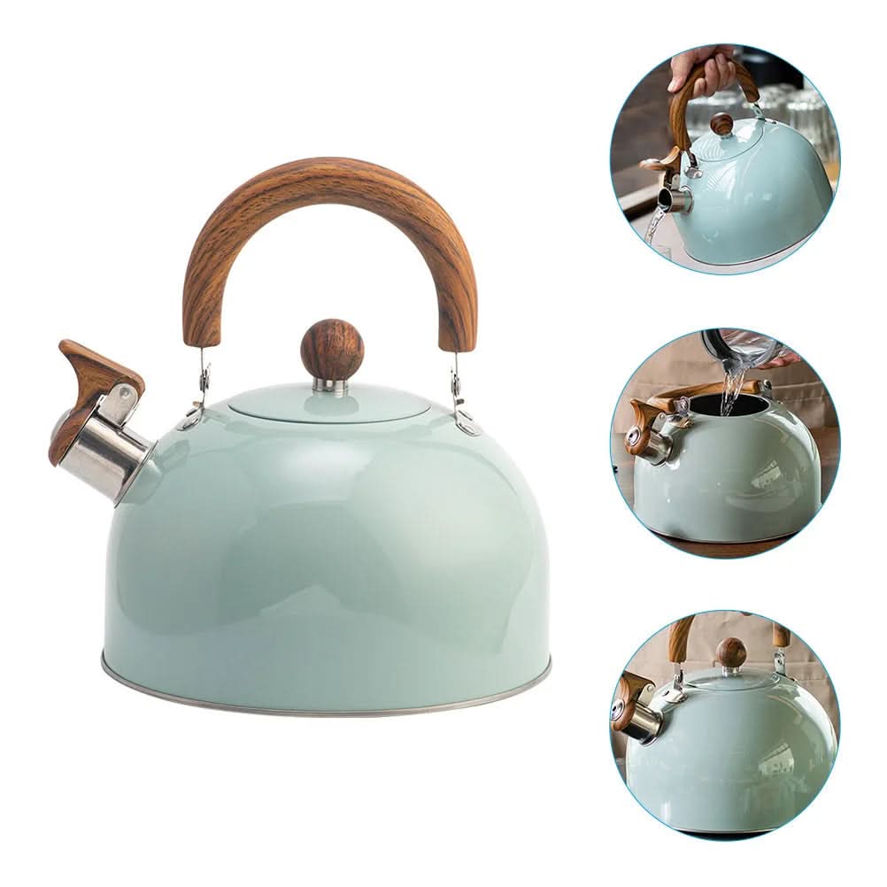 AuraBoil 3L Whistling Kettle - Durable Stainless Steel with Heat-Resistant Handle 4