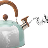 AuraBoil 3L Whistling Kettle - Durable Stainless Steel with Heat-Resistant Handle 5