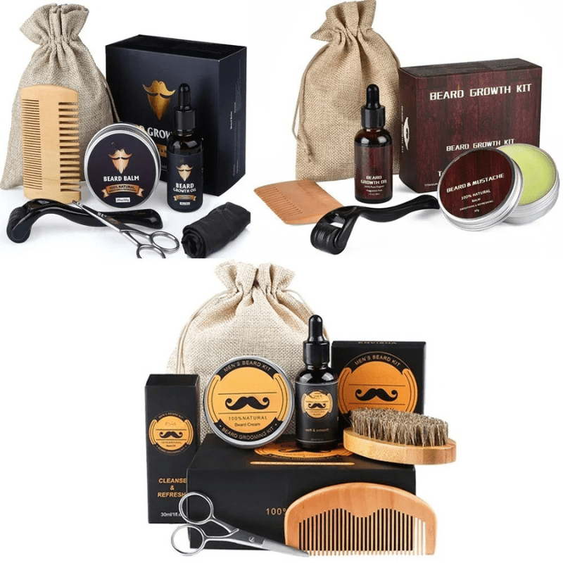 BARTBOOST Beard Growth Kit - Complete Growing Beard Kit with Microneedle Technology 4