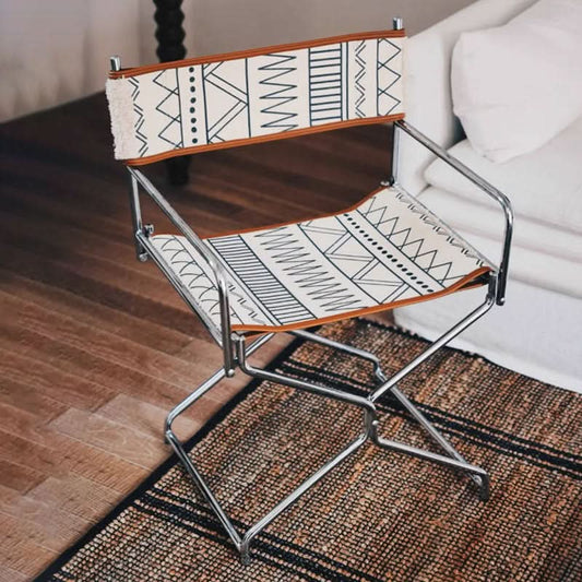 BOHOFOLD – Chaise tressée bohème pour s’asseoir facilement en extérieur