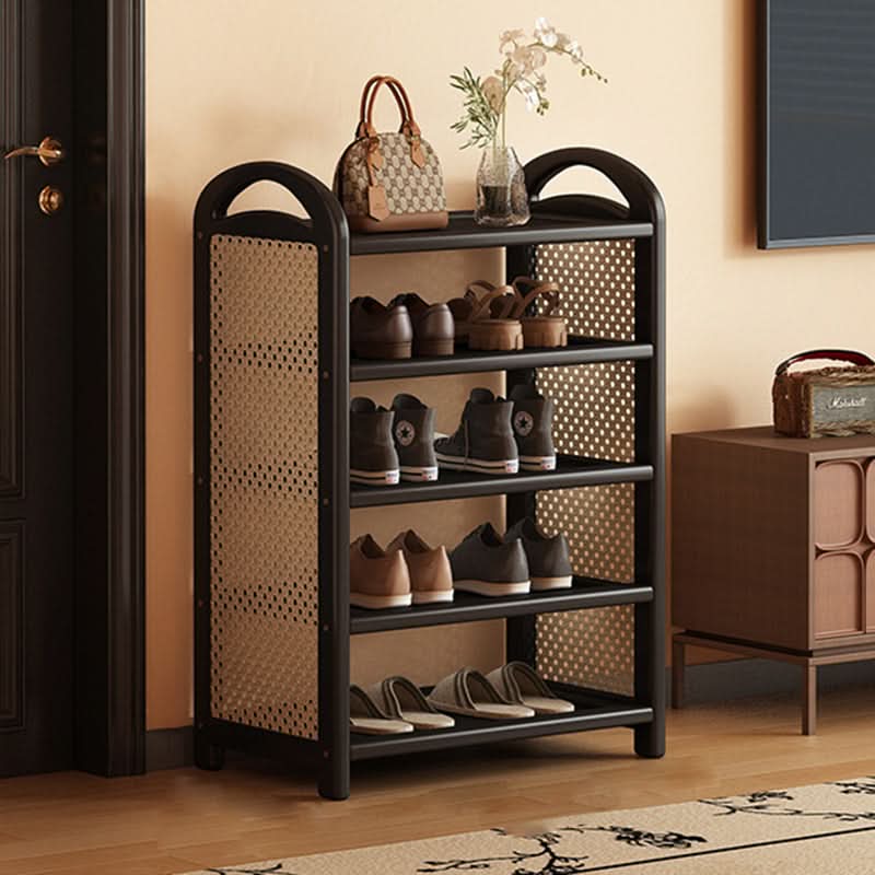 BAMBRATIXA – Scarpiera in bambù e rattan per un ingresso ordinato ed elegante