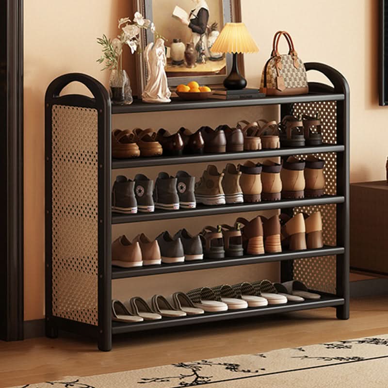 BAMBRATIXA – Scarpiera in bambù e rattan per un ingresso ordinato ed elegante