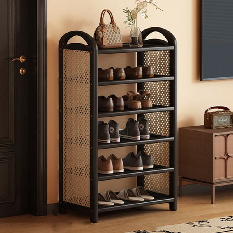 BAMBRATIXA – Scarpiera in bambù e rattan per un ingresso ordinato ed elegante